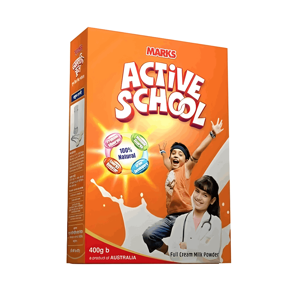 Marks Active School Milk Powder 400gm Pack  