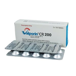 Valporin CR 200mg Tablet