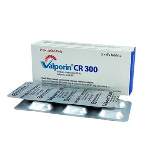 Valporin CR 300mg Tablet