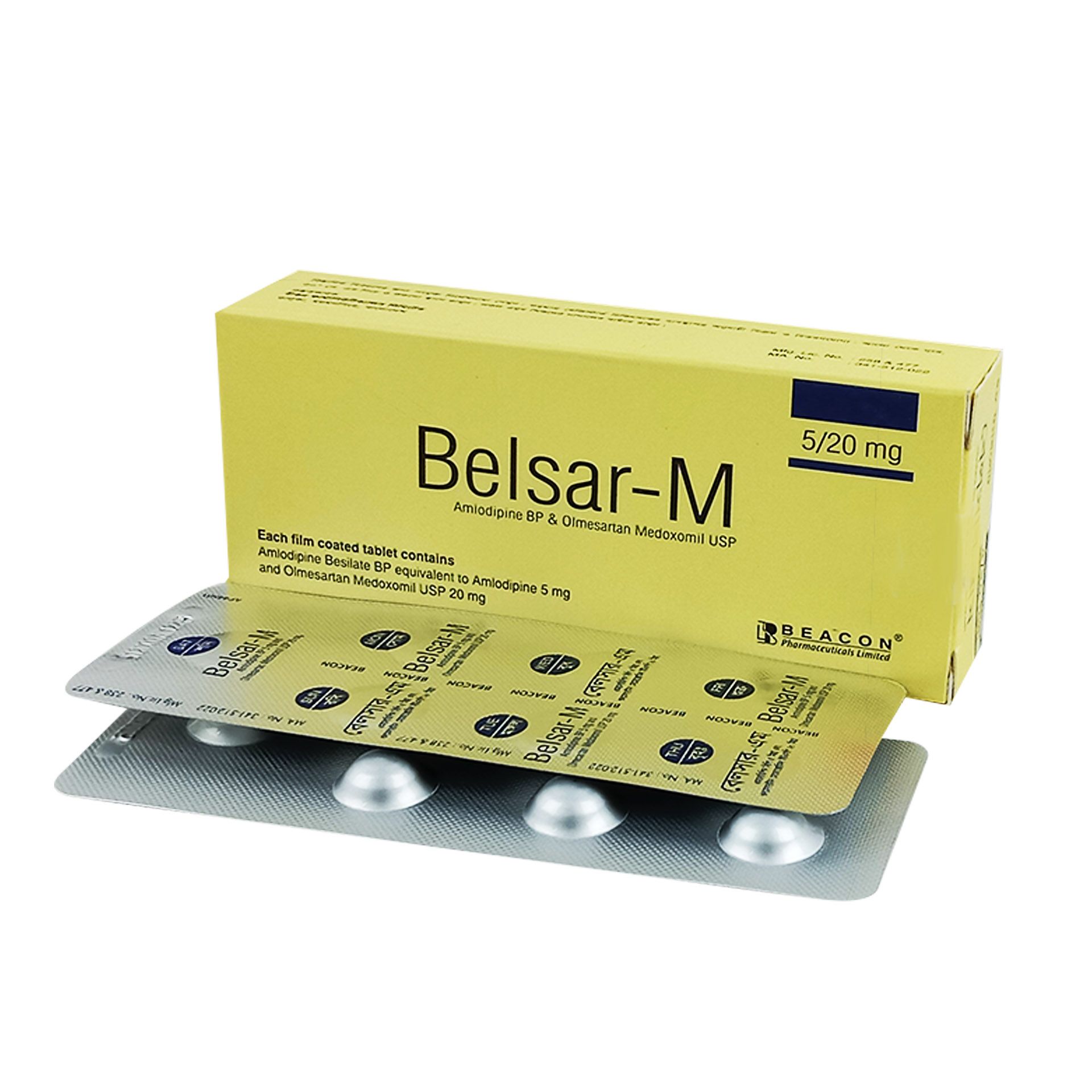 Belsar M 5/20 5mg+20mg Tablet
