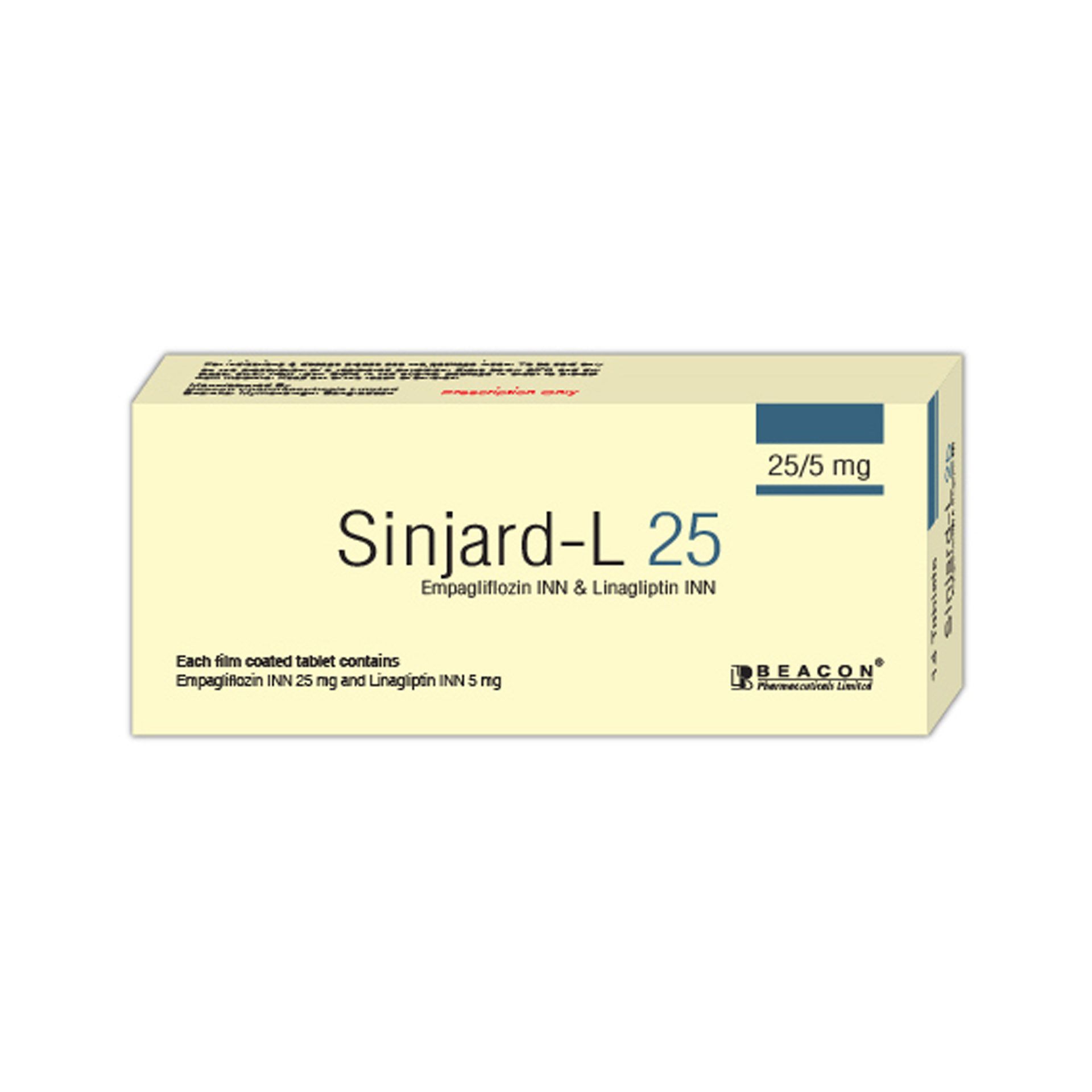 Sinjard-L 25/5 25mg+5mg Tablet