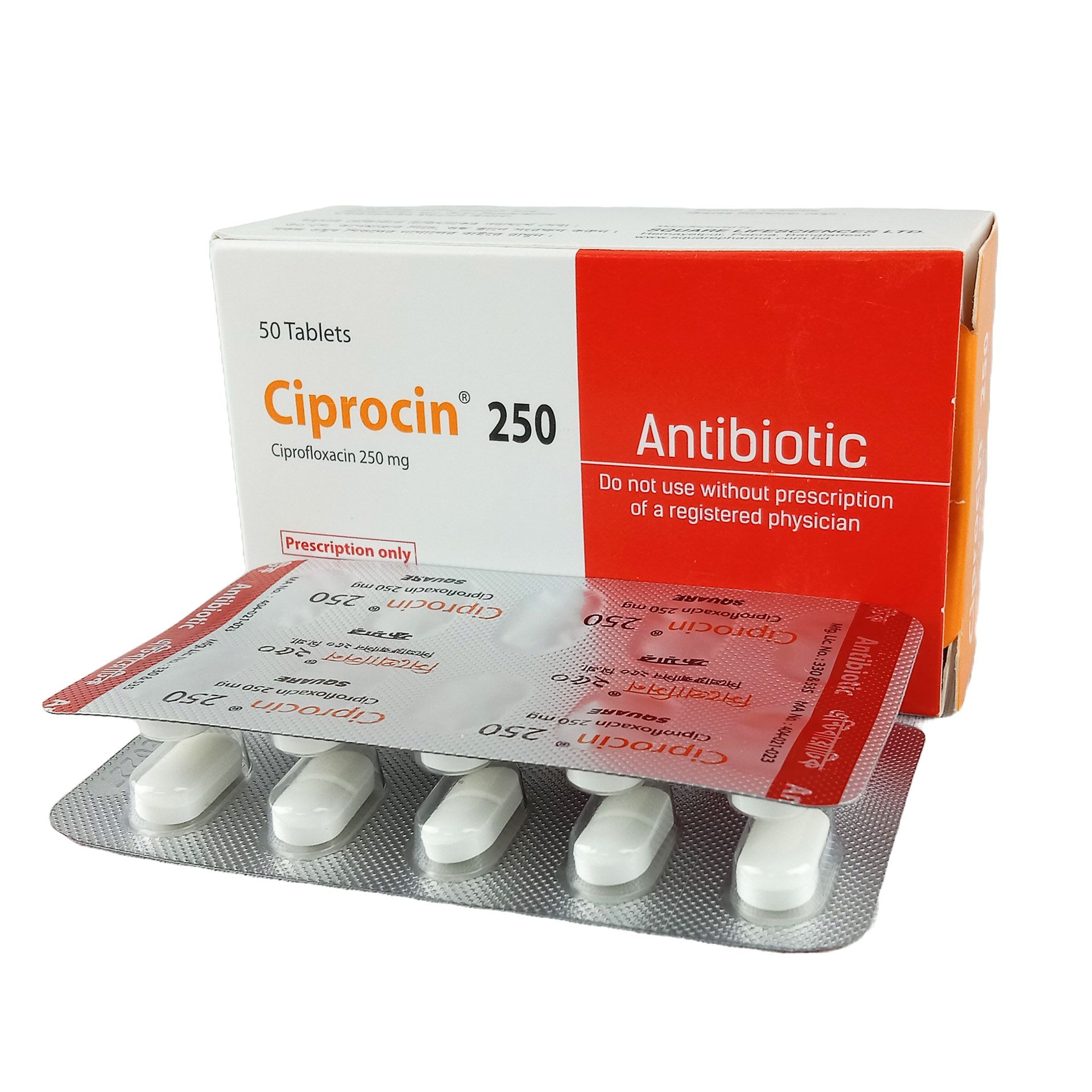 Ciprocin 250mg Tablet