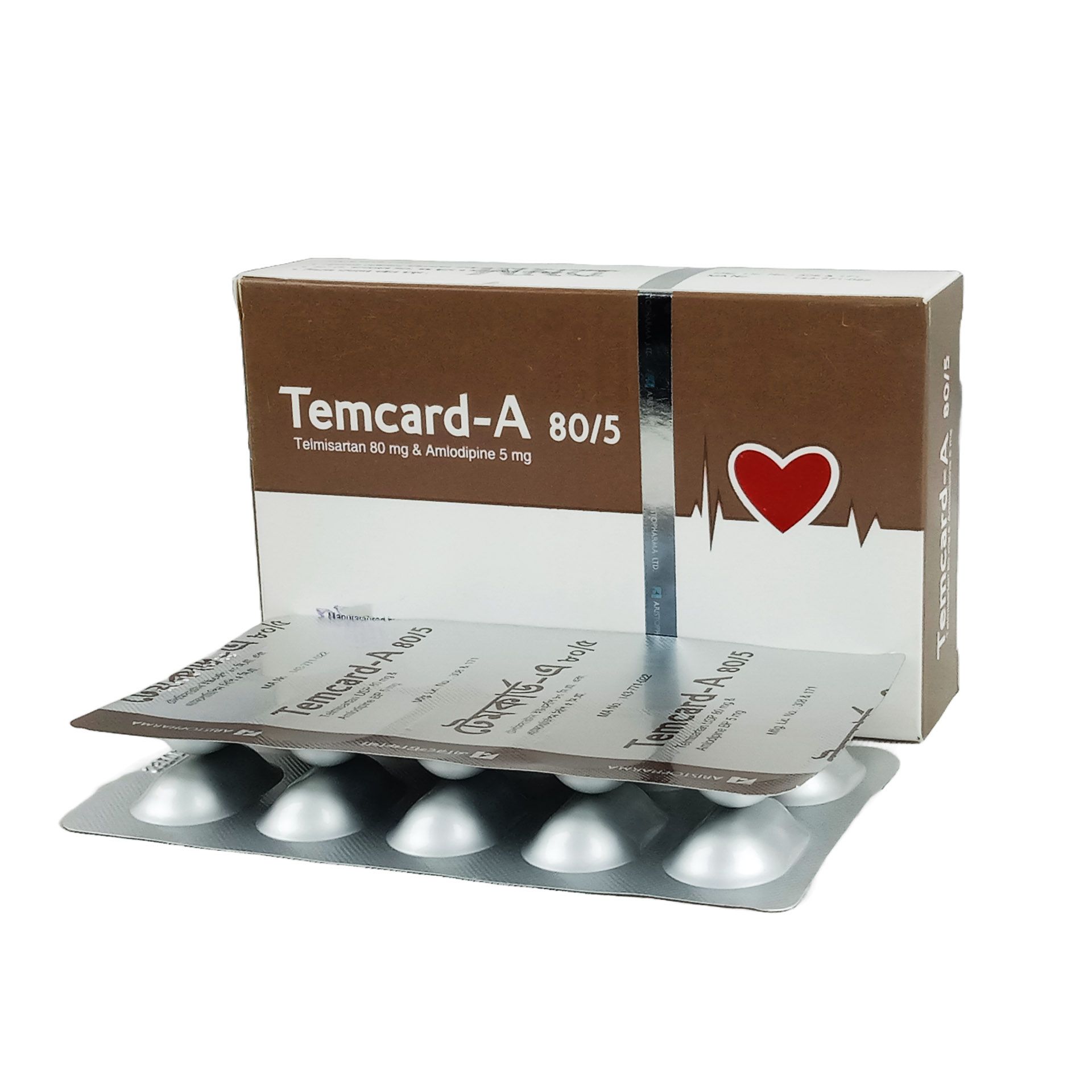 Temcard-A 80/5 80mg+5mg Tablet