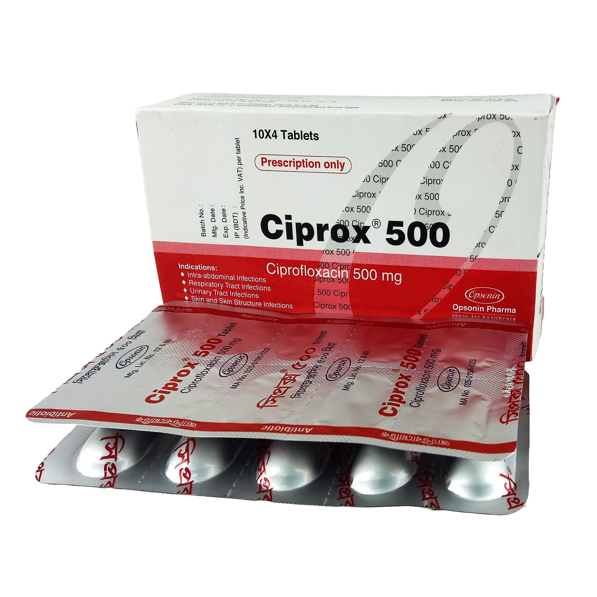 Ciprox 500mg Tablet