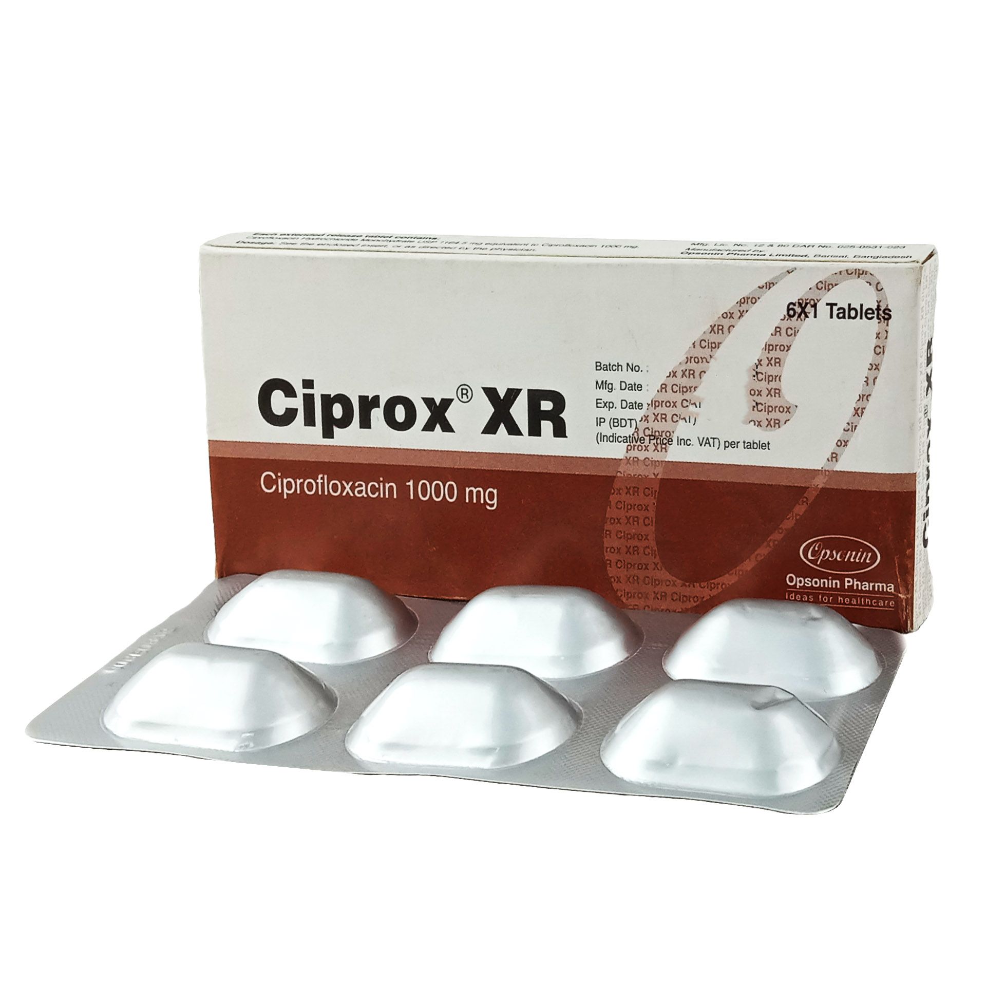 Ciprox XR 1gm Tablet
