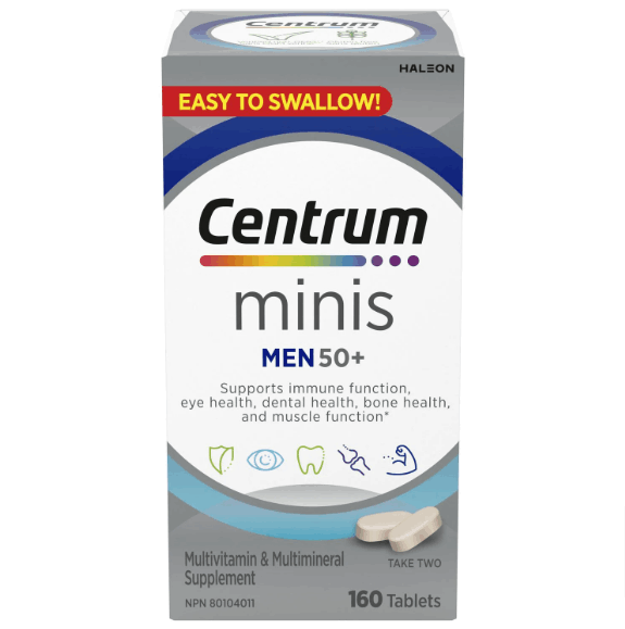 Centrum Minis Men 50+ Multivitamin 160 Tablets  Tablet