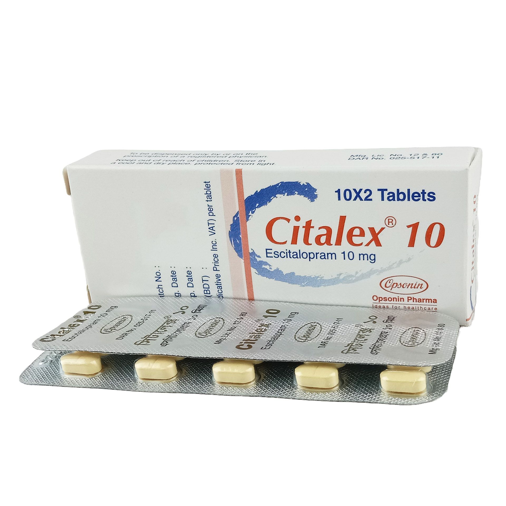 Citalex 10mg Tablet