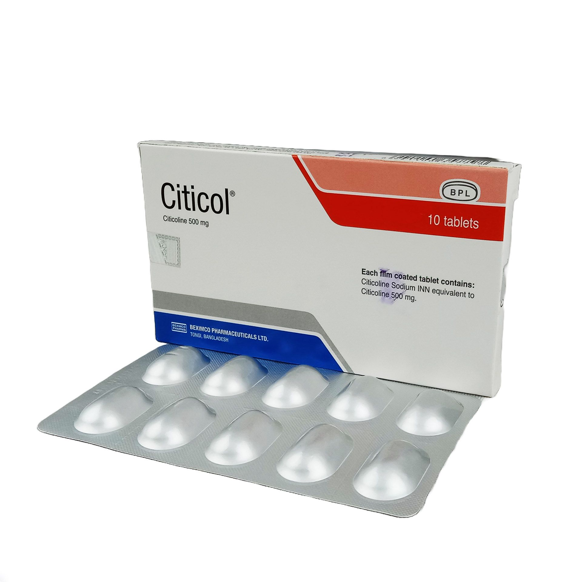 Citicol 500mg Tablet