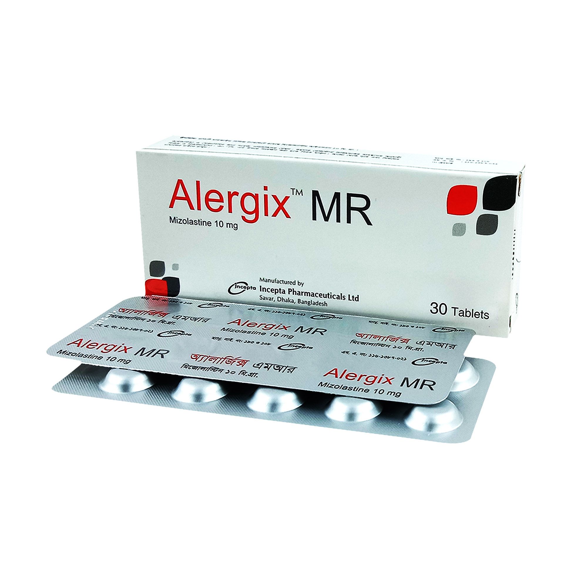 Alergix MR 10mg Tablet