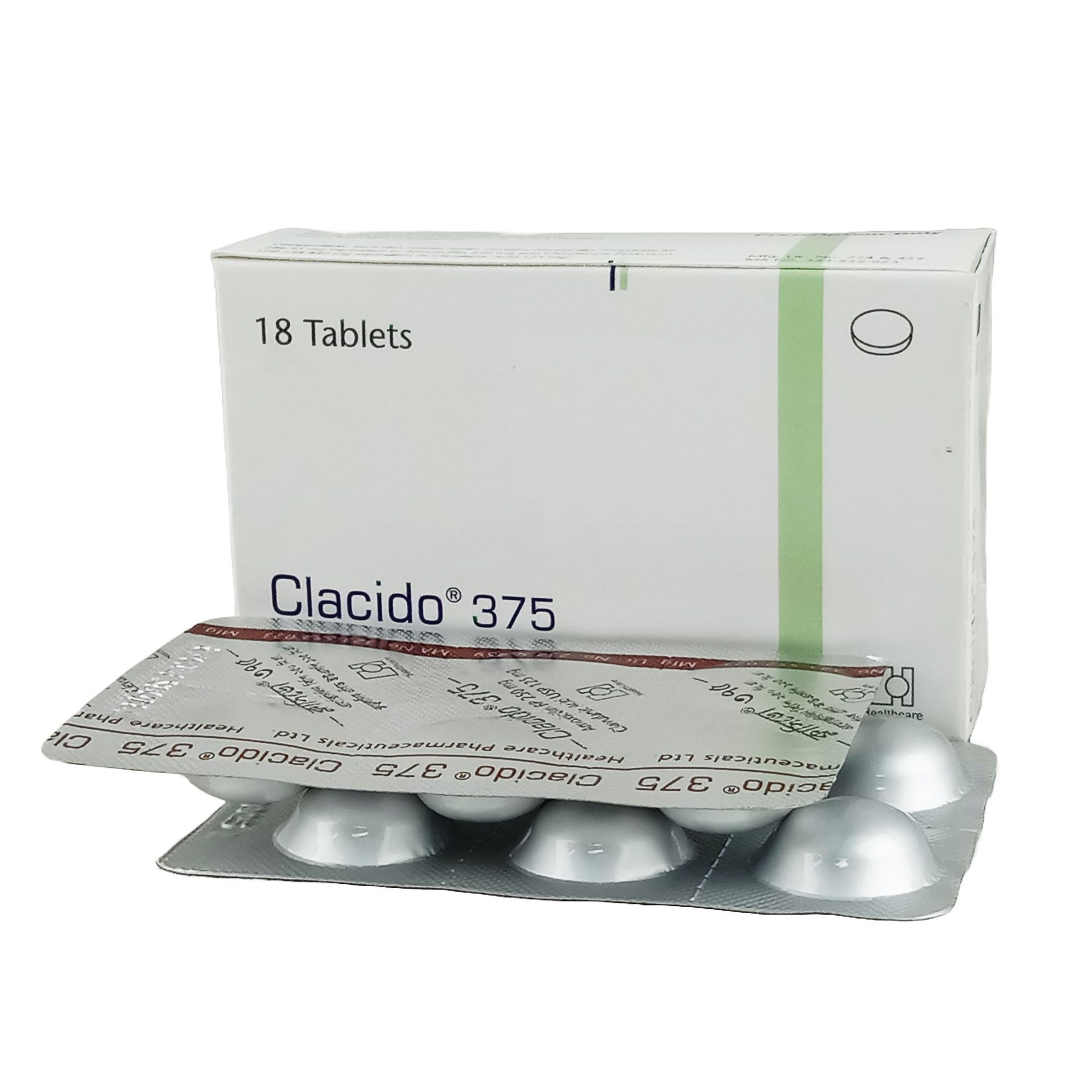 Clacido 375 250mg+125mg Tablet