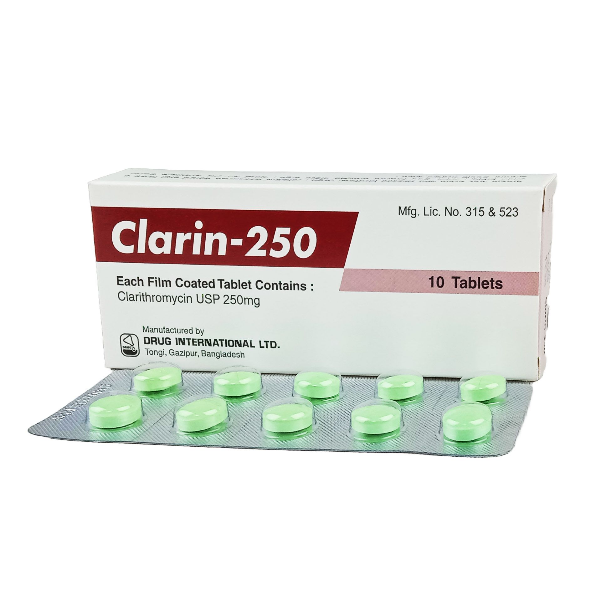 Clarin 250mg Tablet