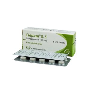 Clepam 0.5 0.5mg Tablet