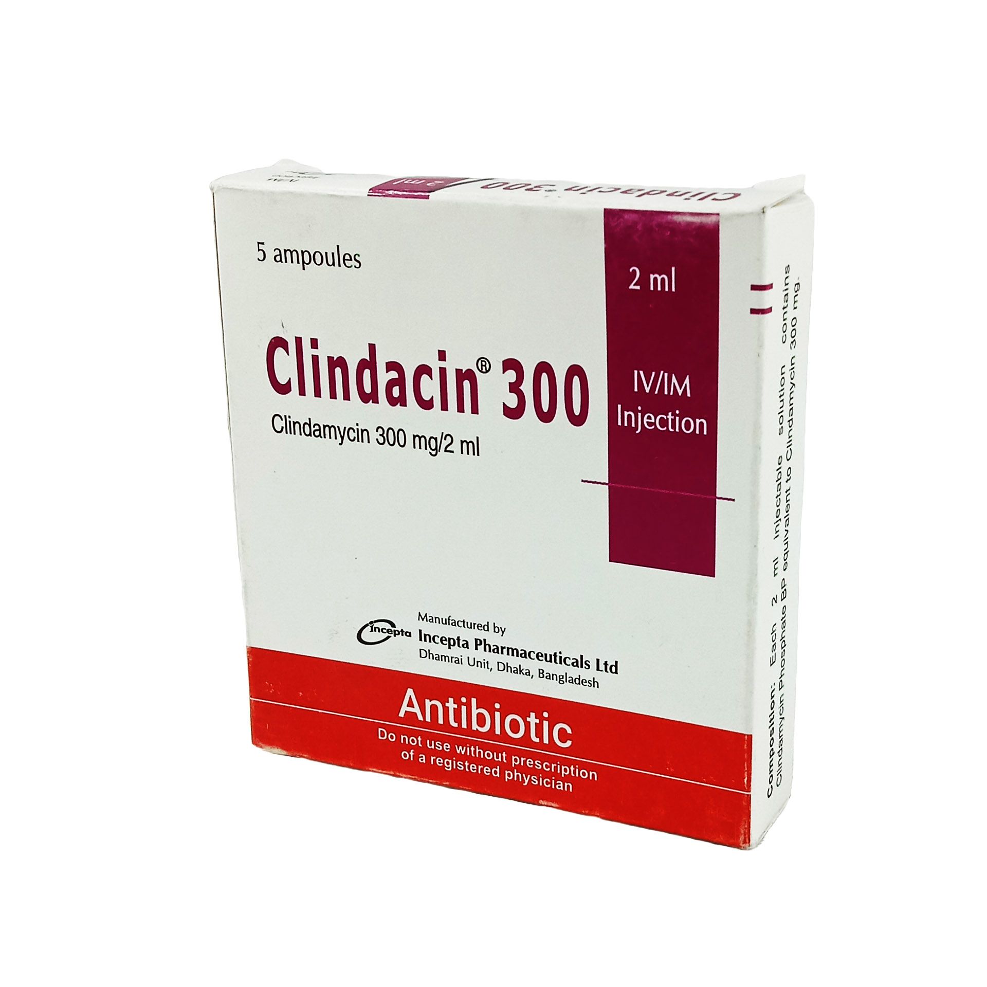Clindacin 300mg/2ml Injection