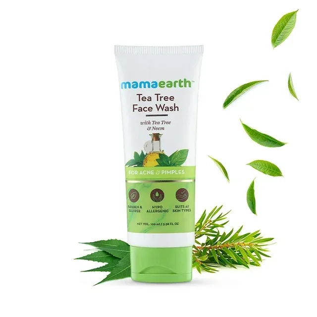Mamaearth Tea Tree Facewash for Acne & Pimples  