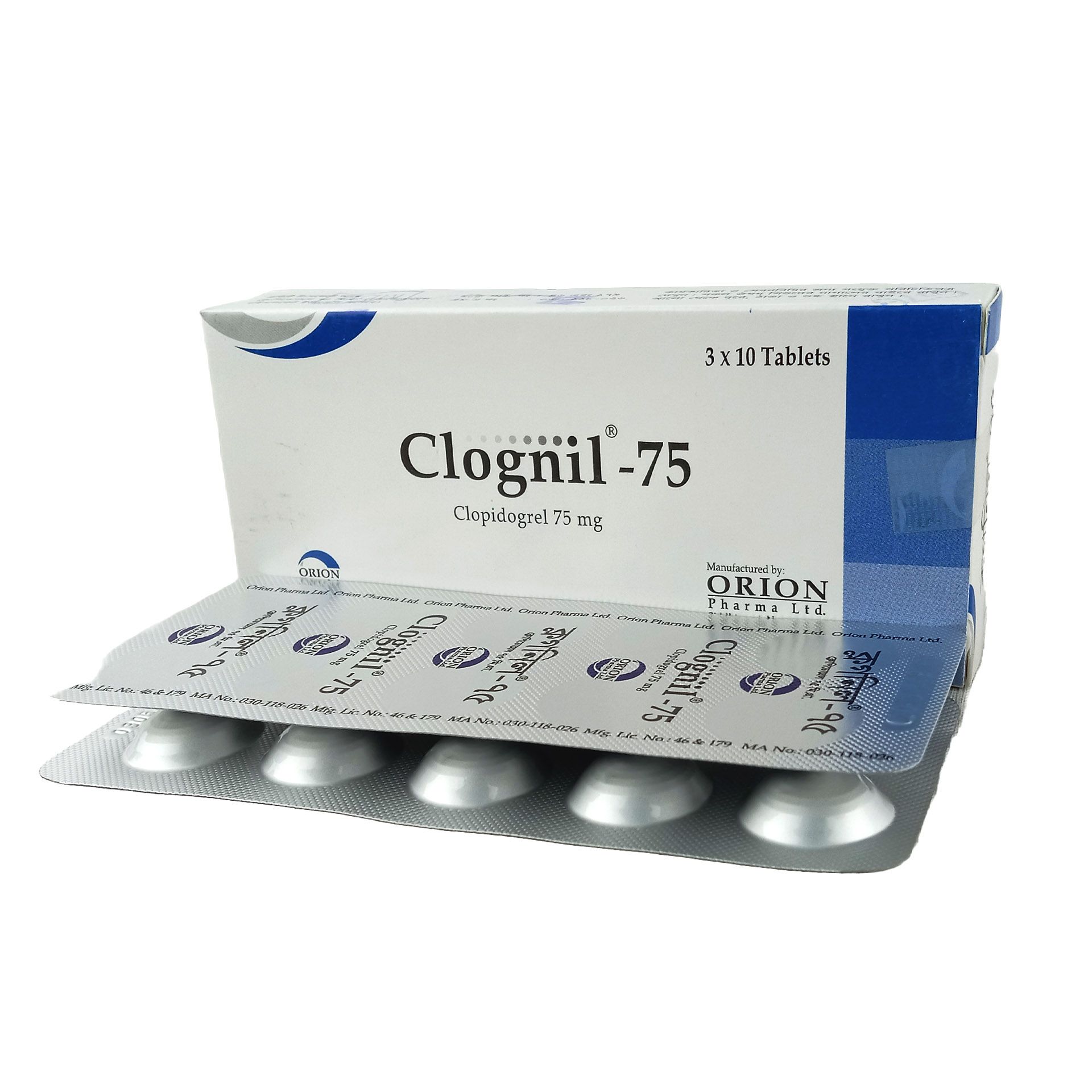 Clognil 75mg Tablet
