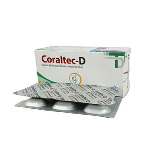 Coraltec D 500mg+200IU Tablet