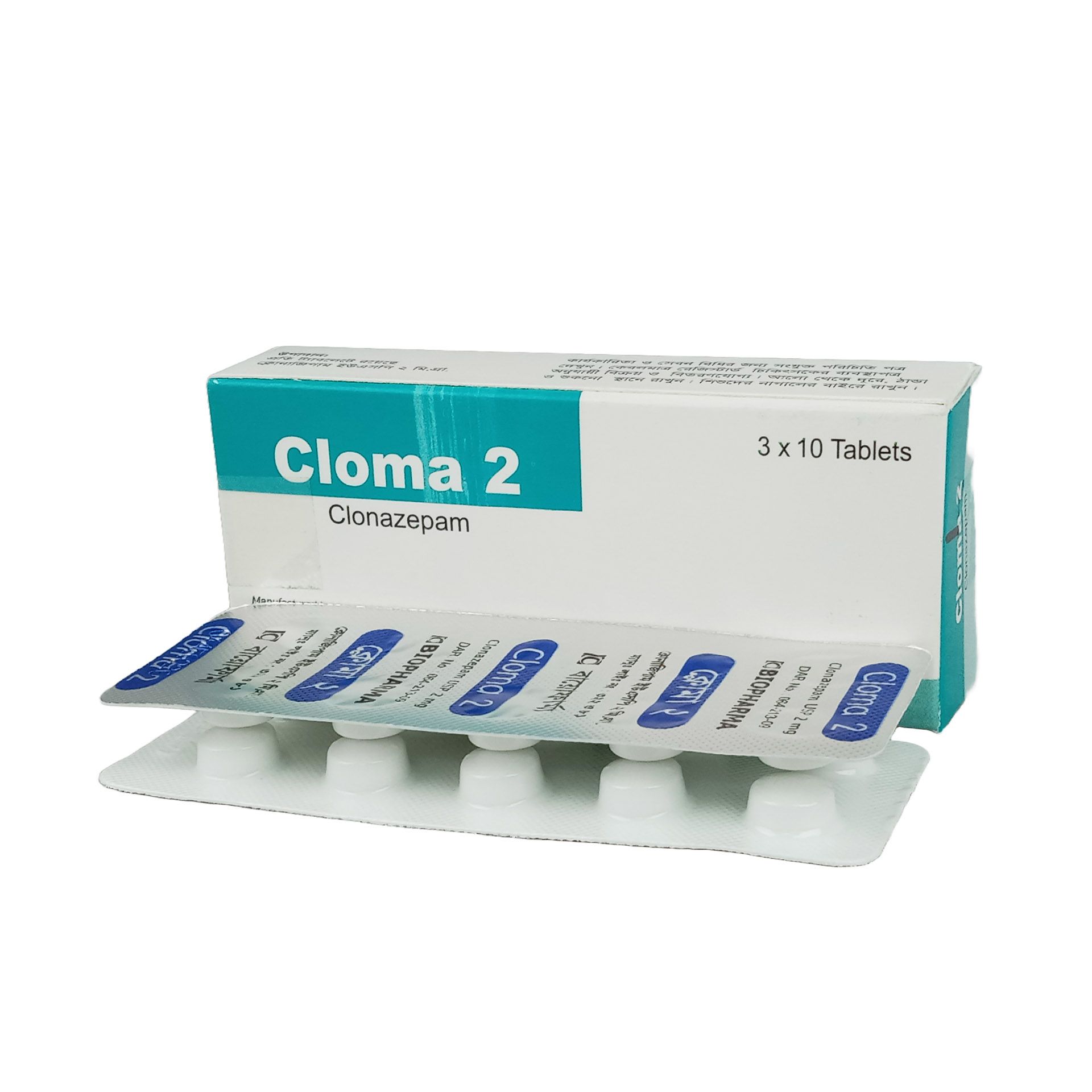 Cloma 2mg Tablet