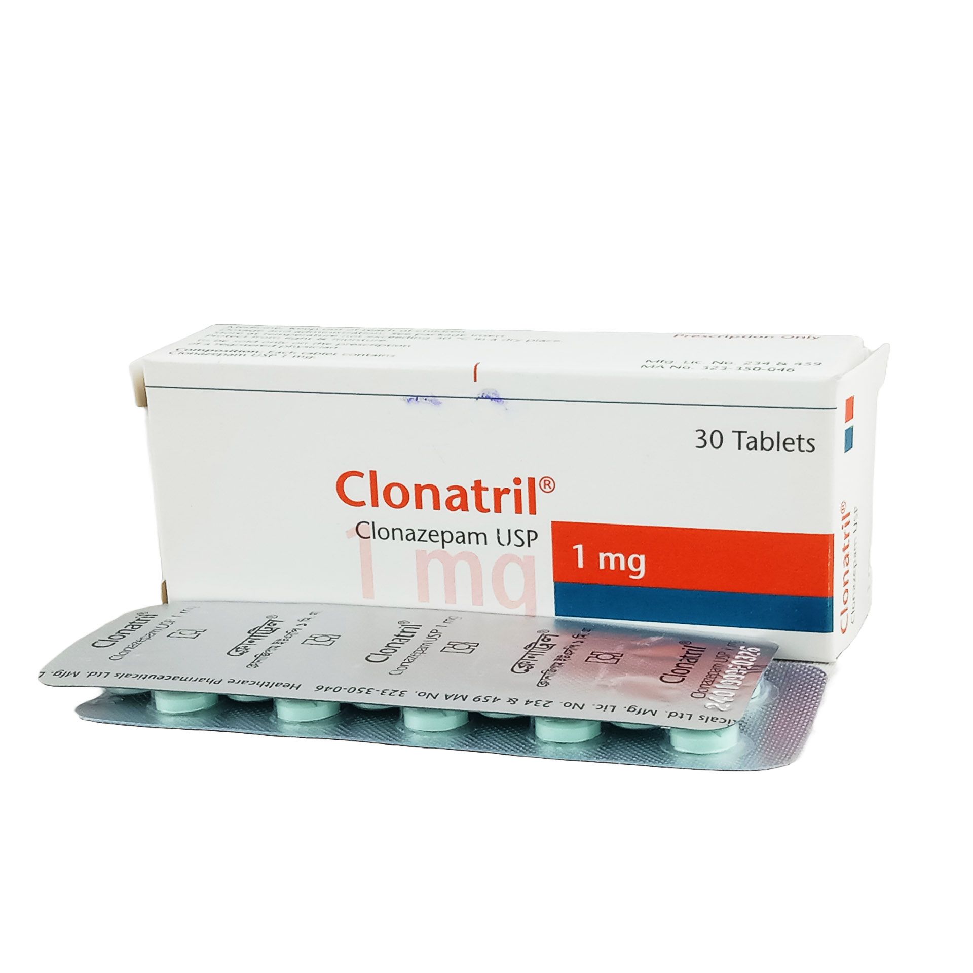 Clonatril 1mg Tablet