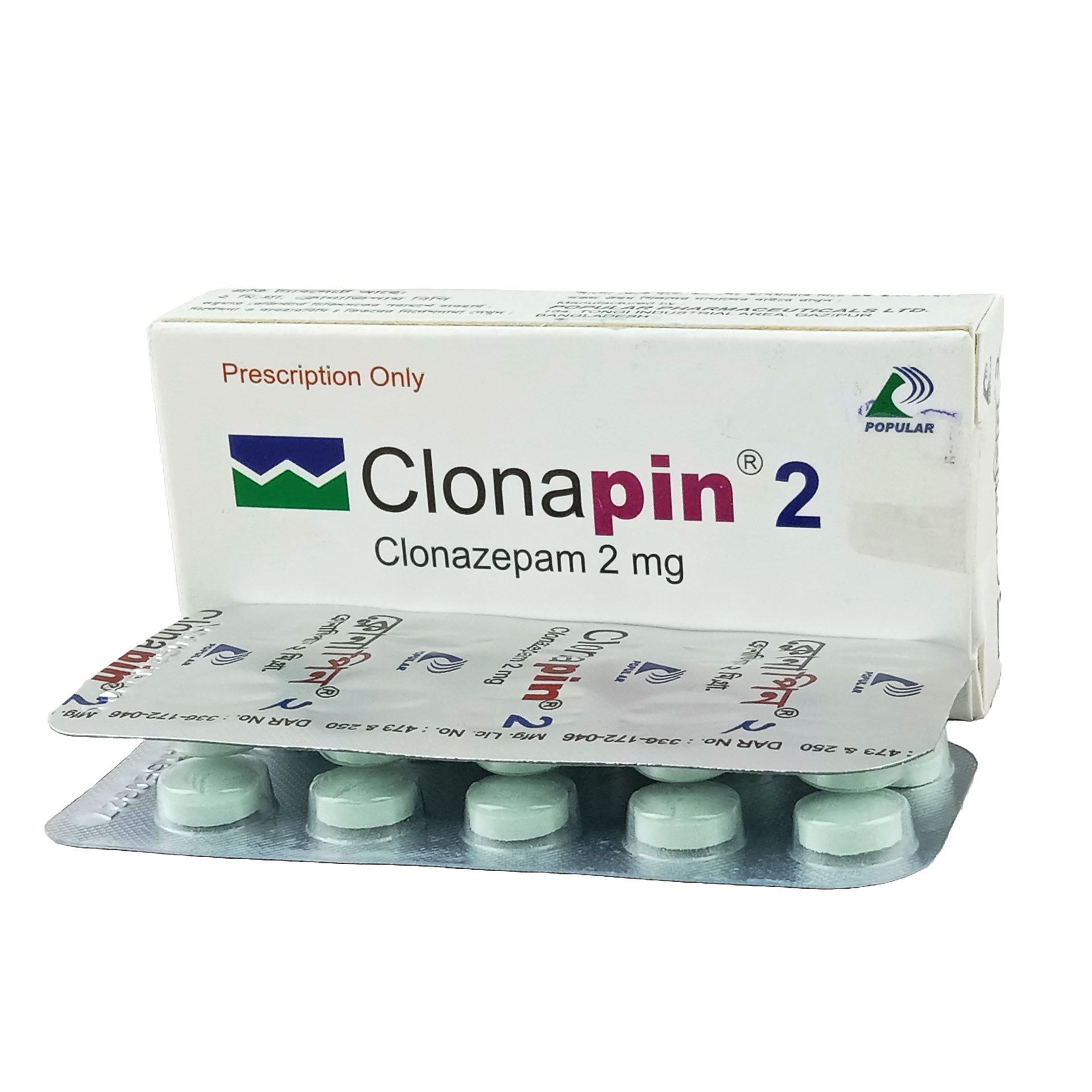 Clonapin 2mg Tablet