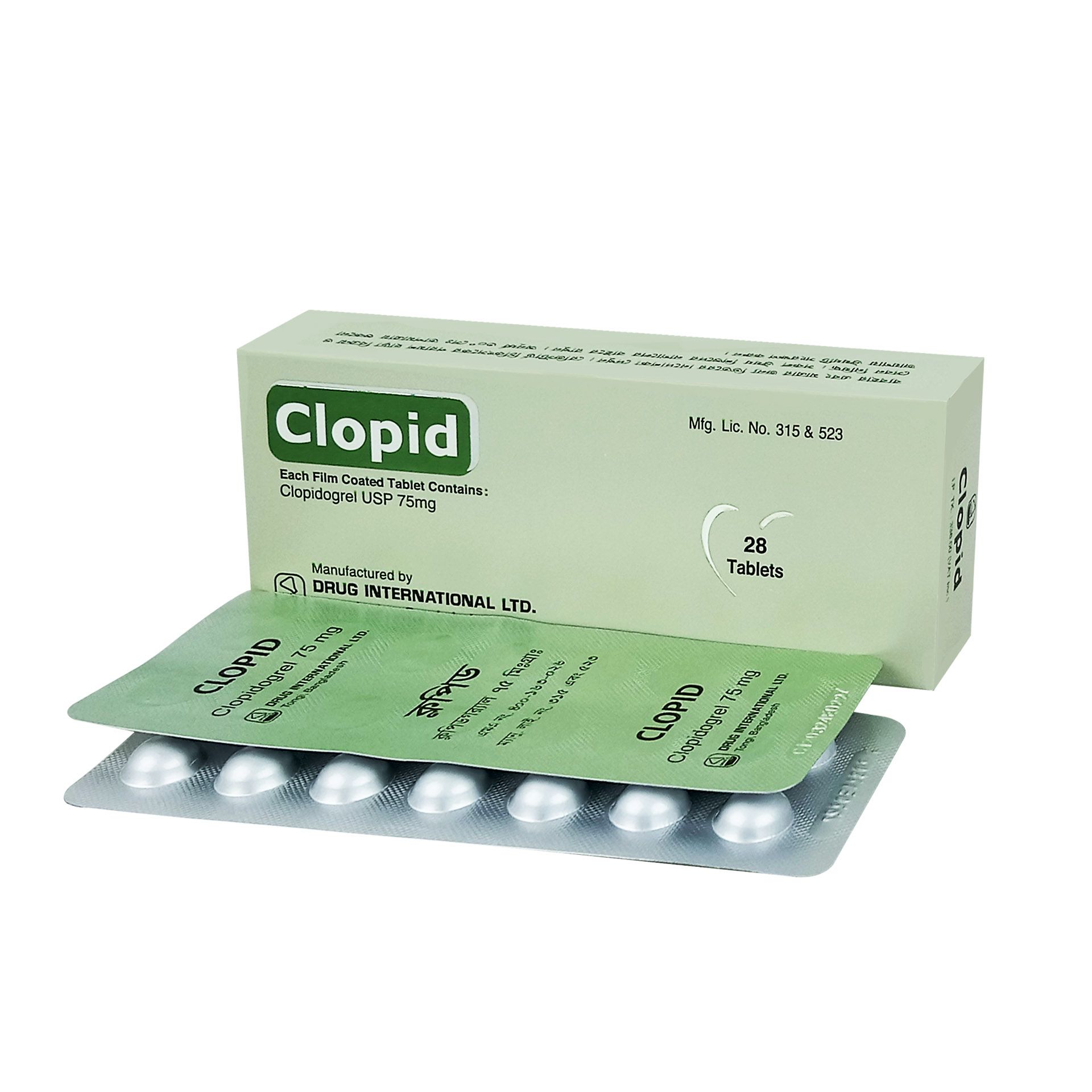 Clopid 75mg Tablet