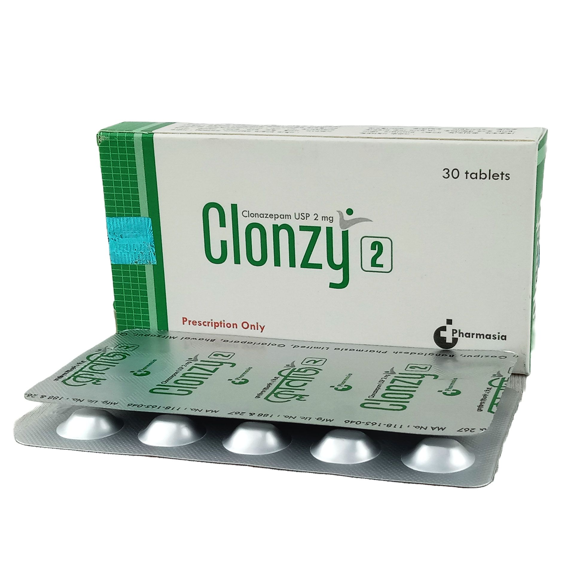 Clonzy 2mg Tablet