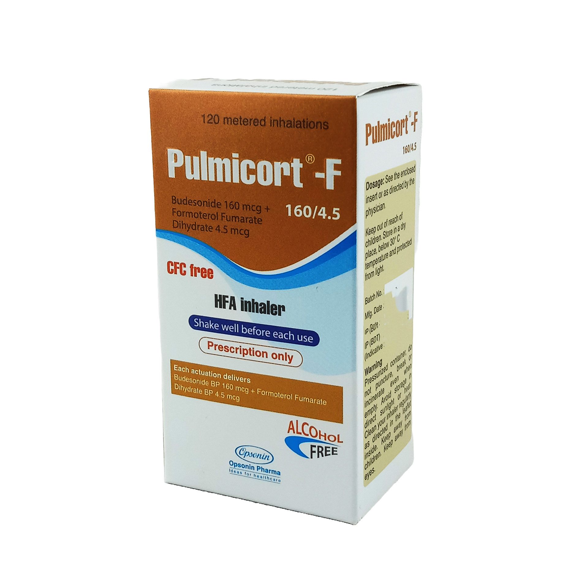 Pulmicort-F 160 160mcg+4.5mcg/Puff Inhaler