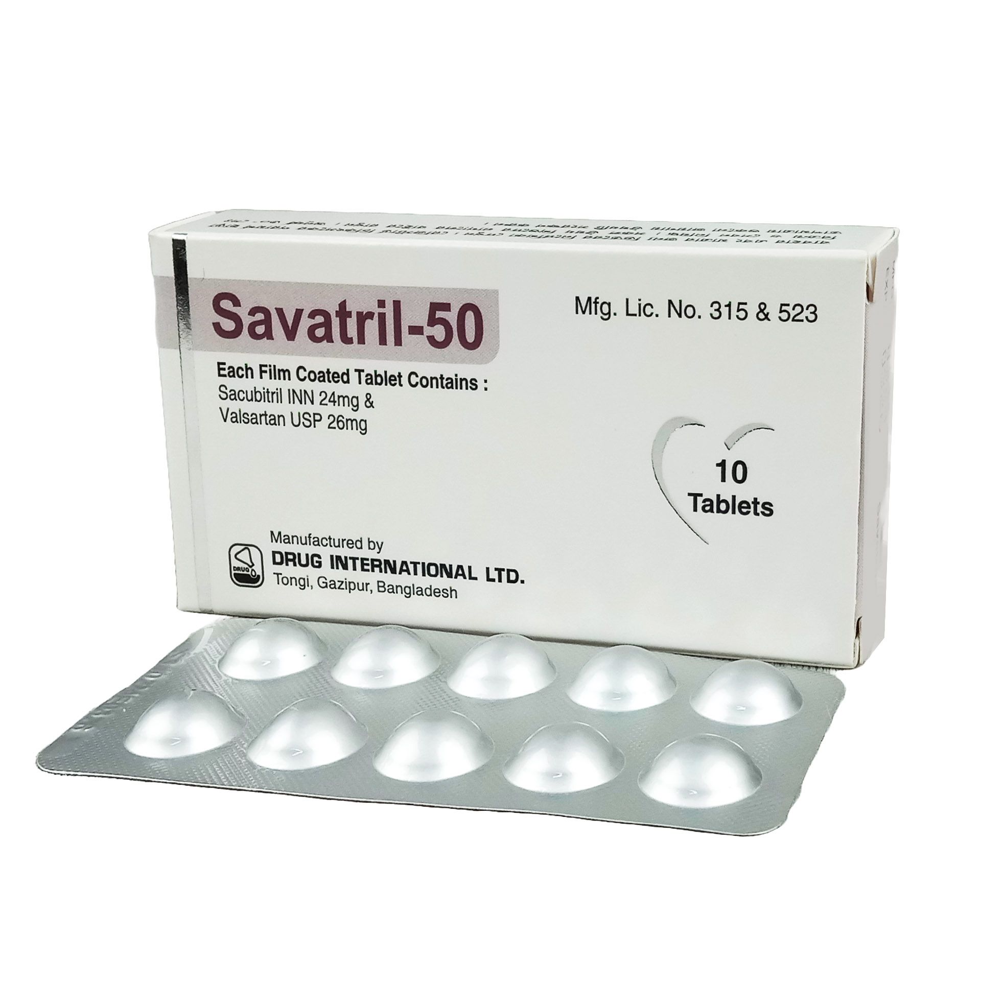 Savatril 50 24mg+26mg Tablet