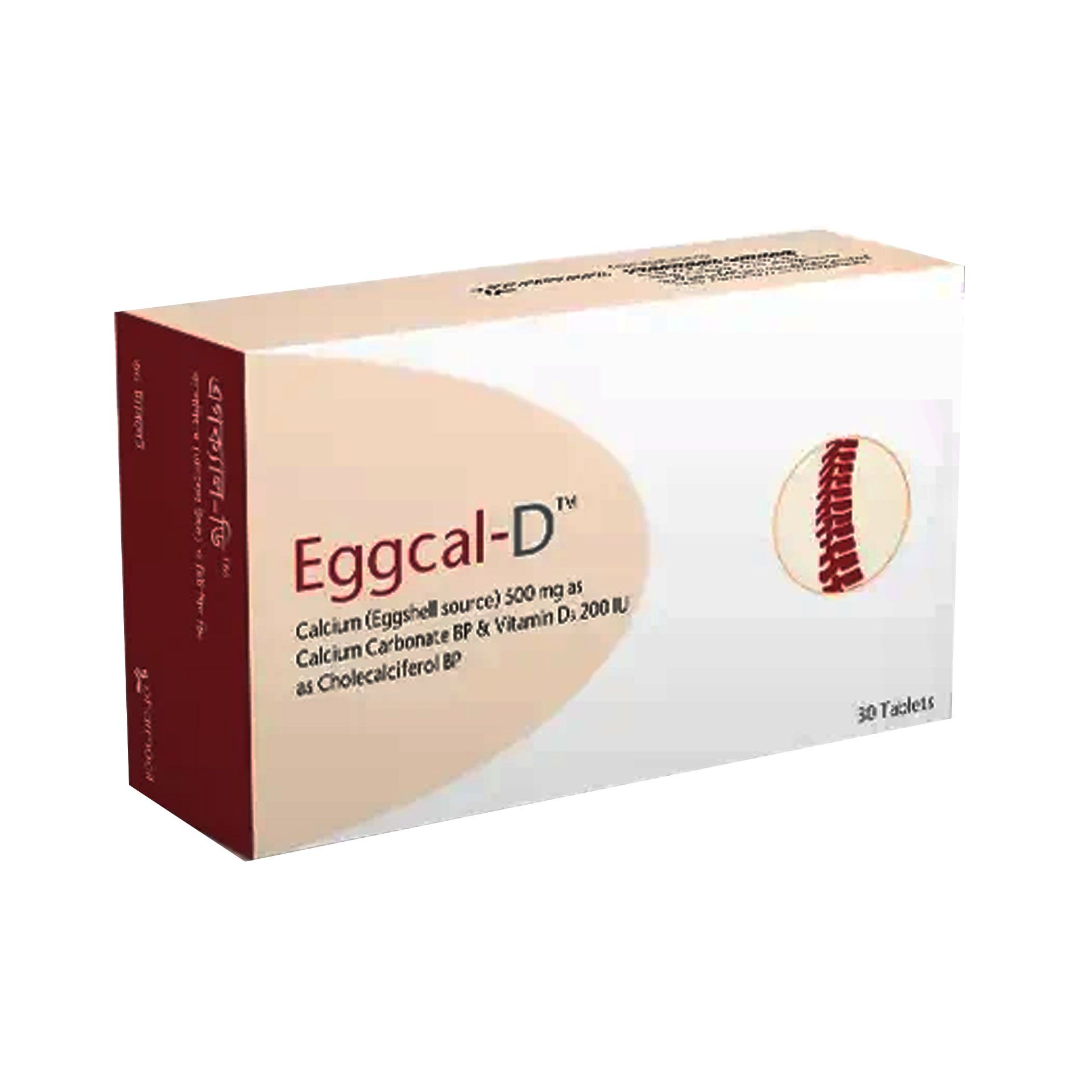 Eggcal-D 500mg+200IU Tablet