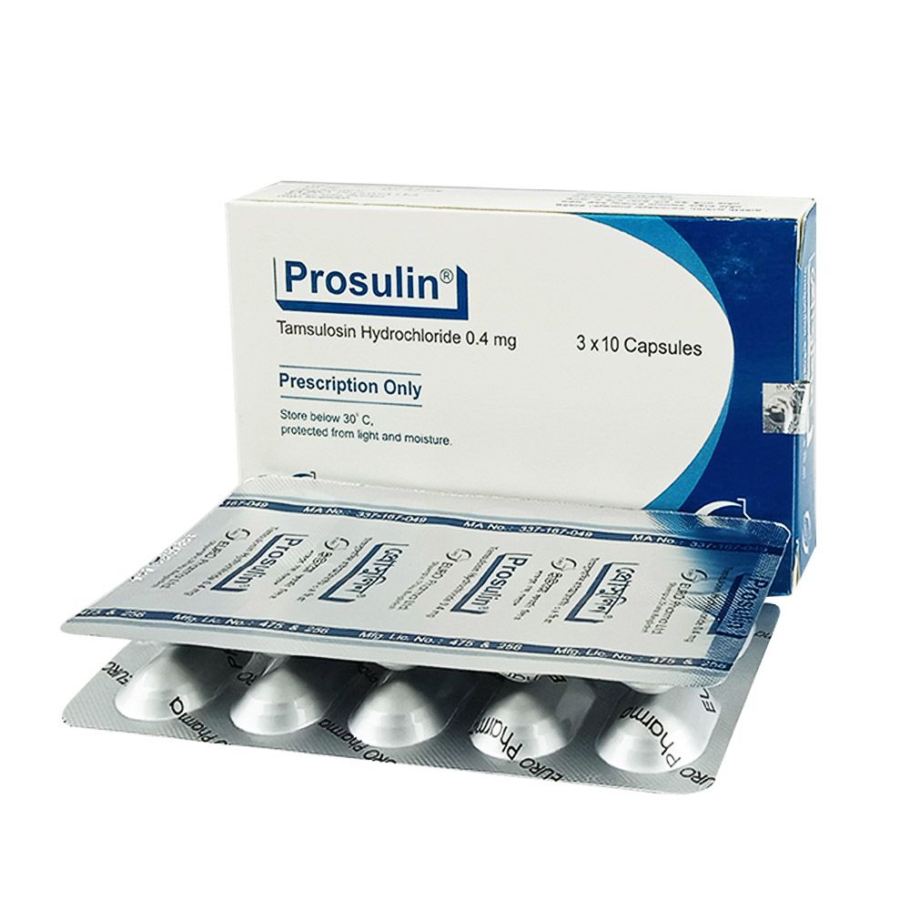 Prosulin 0.4 0.4mg Capsule