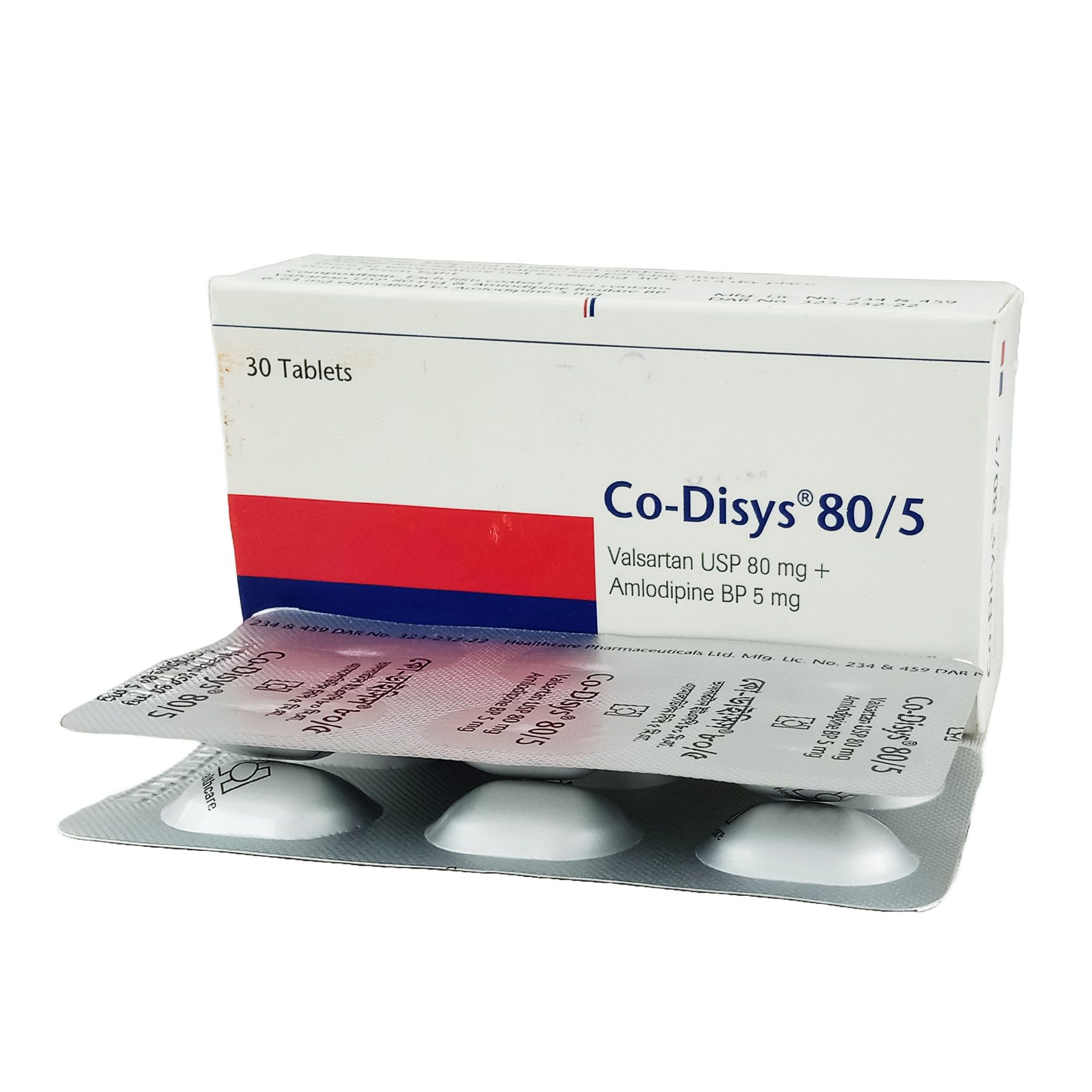 Co-Disys 5/80 5mg+80mg Tablet