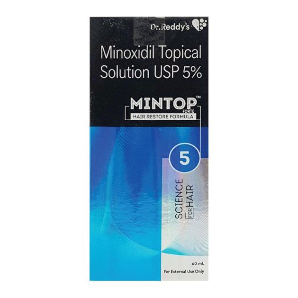 Dr. Reddy's Minoxidil Topical Solution USP 5% Mintop Forte Hair Restore Formula  