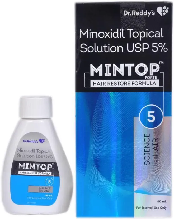Mintop Minoxidil 5% Hair Restore Formula (Dr. Reddy's)