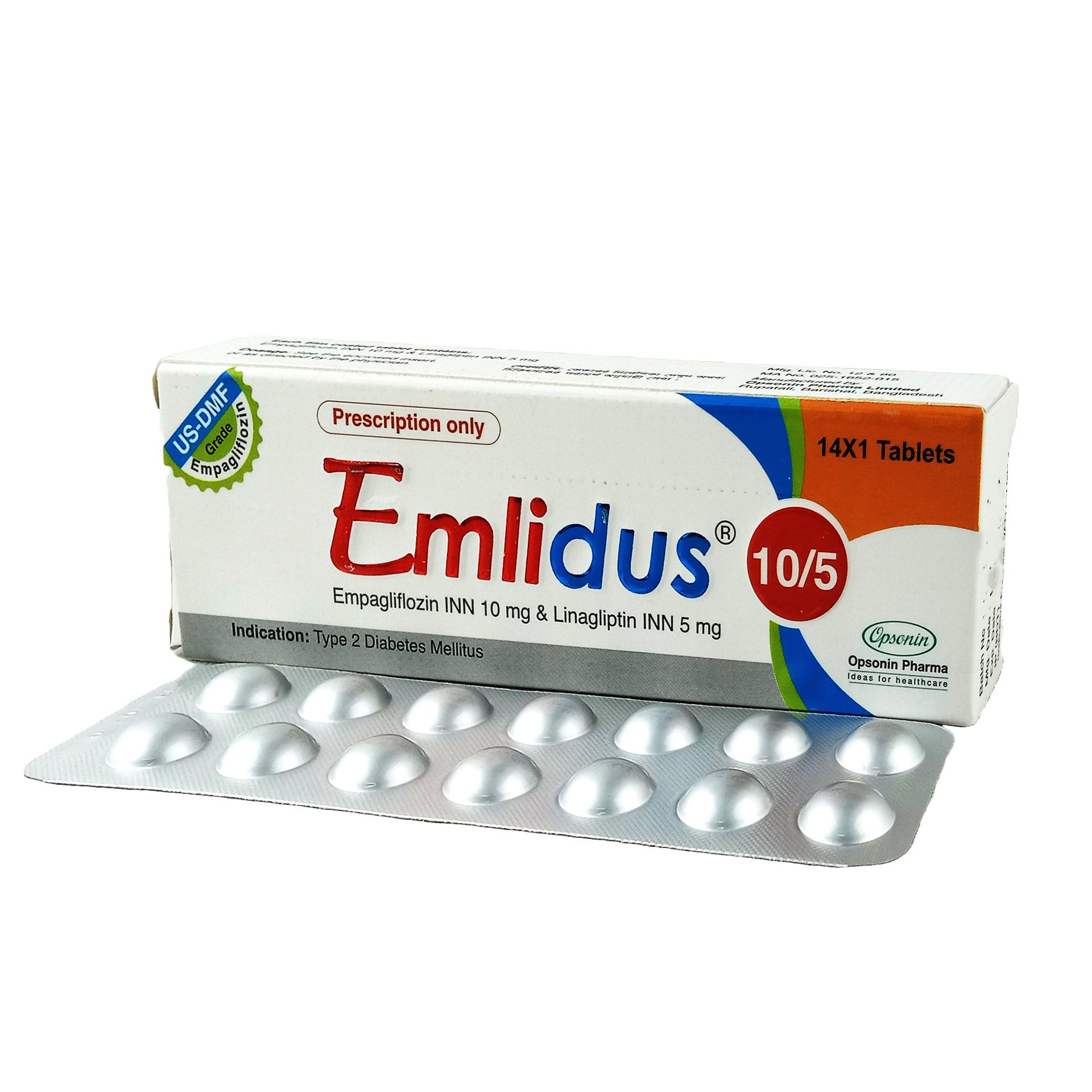 Emlidus 10mg+5mg Tablet