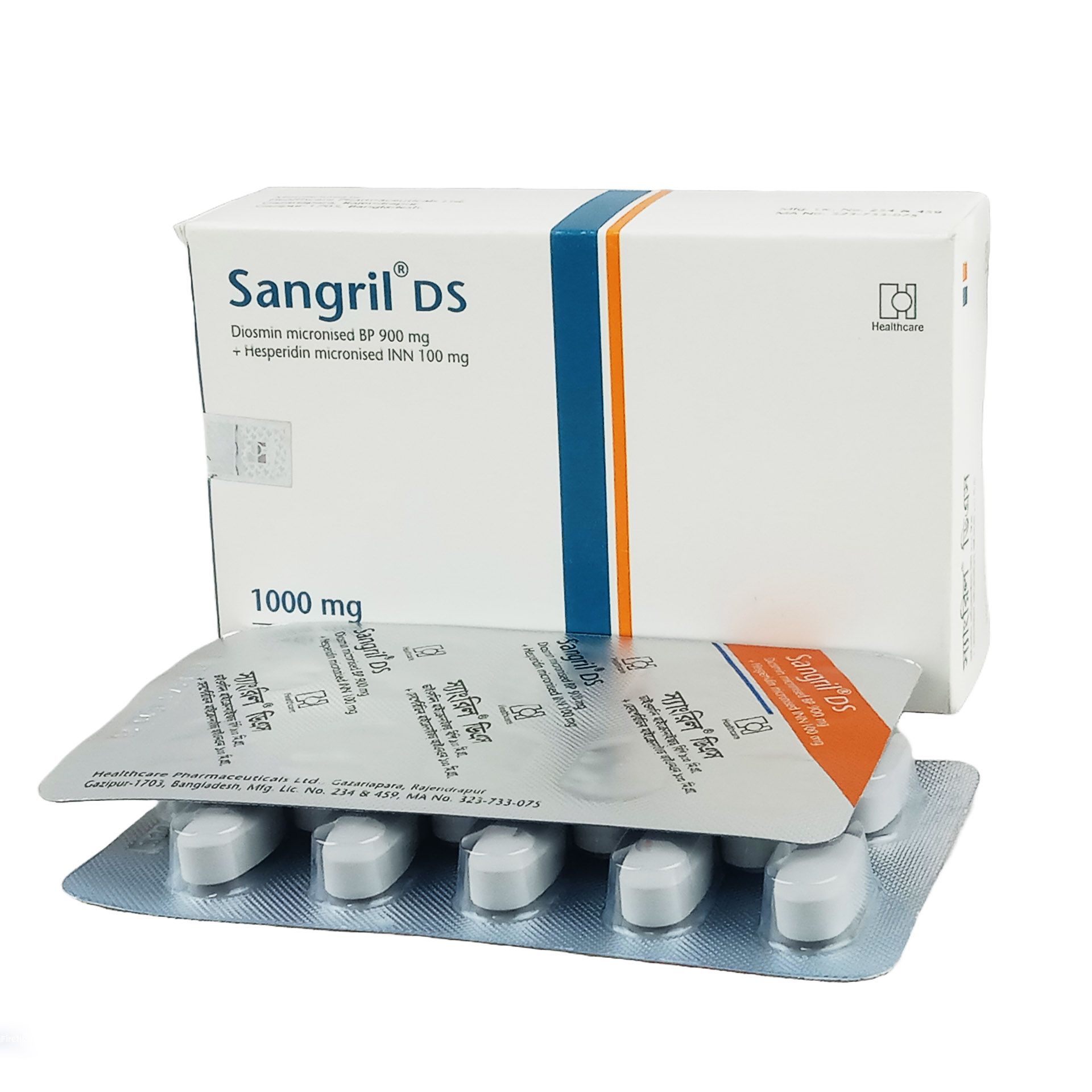 Sangril DS 900mg+100mg Tablet