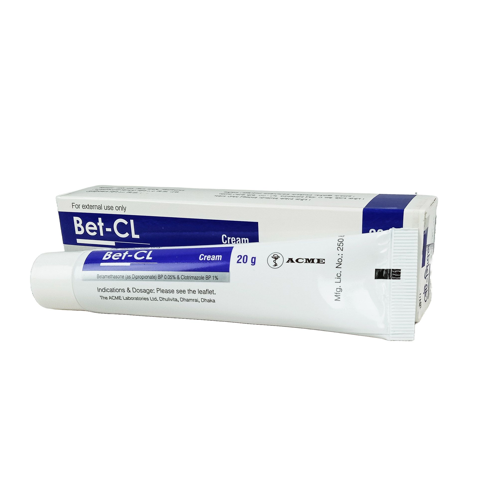 Bet-CL Cream 0.05%+1% Cream