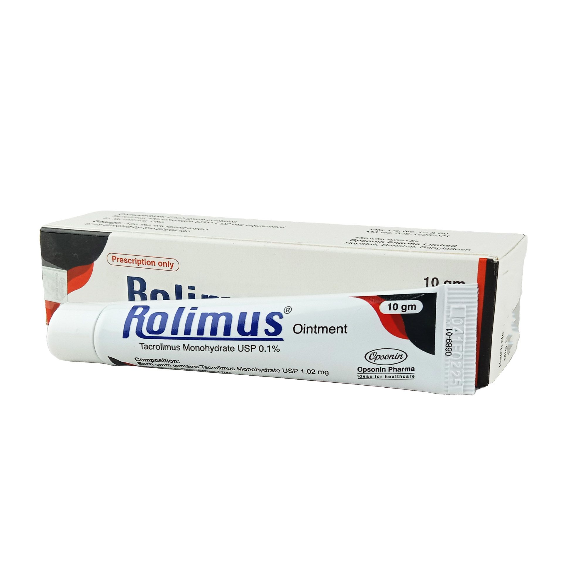 Rolimus 0.1% 0.1% Ointment
