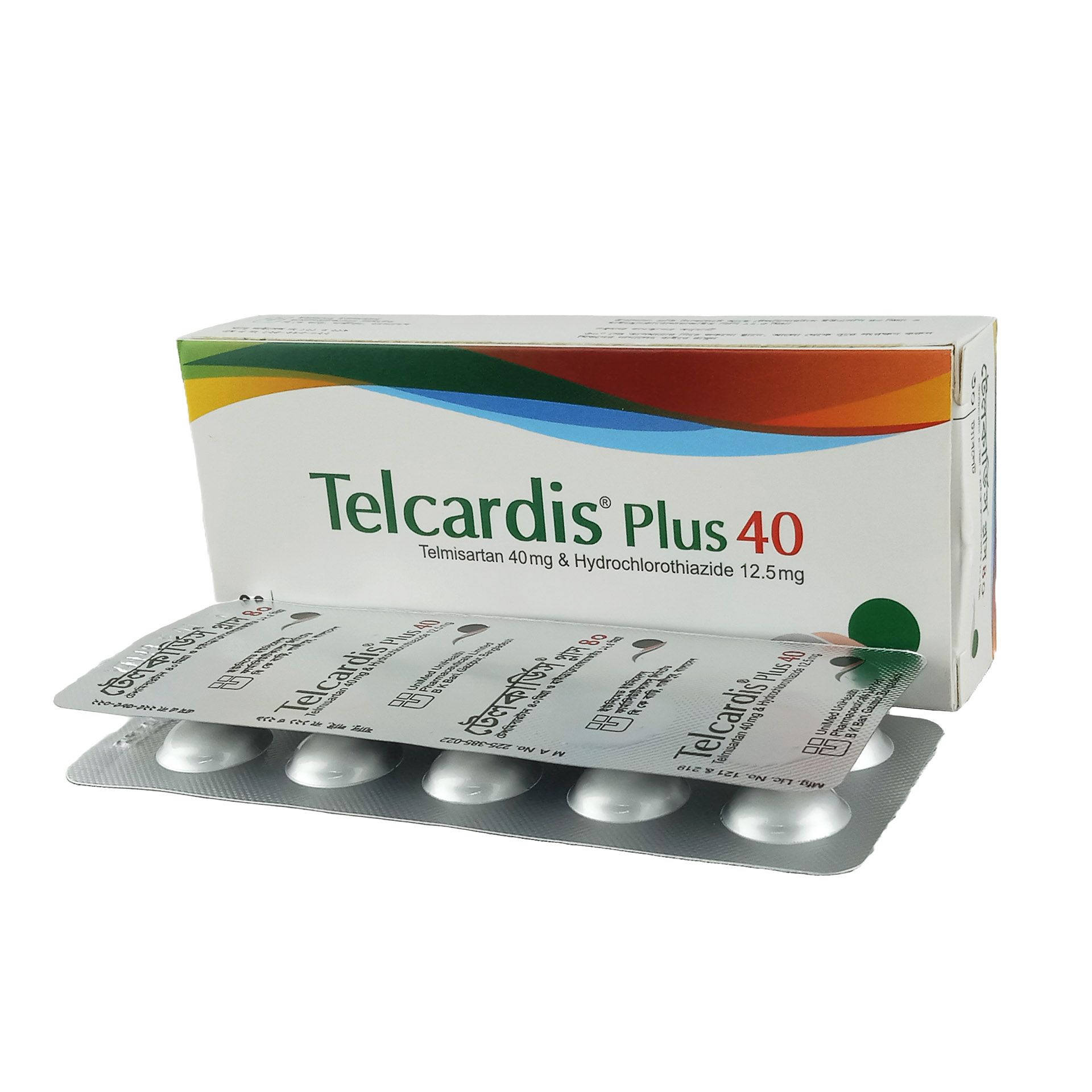 Telcardis Plus 40 12.5mg+40mg Tablet