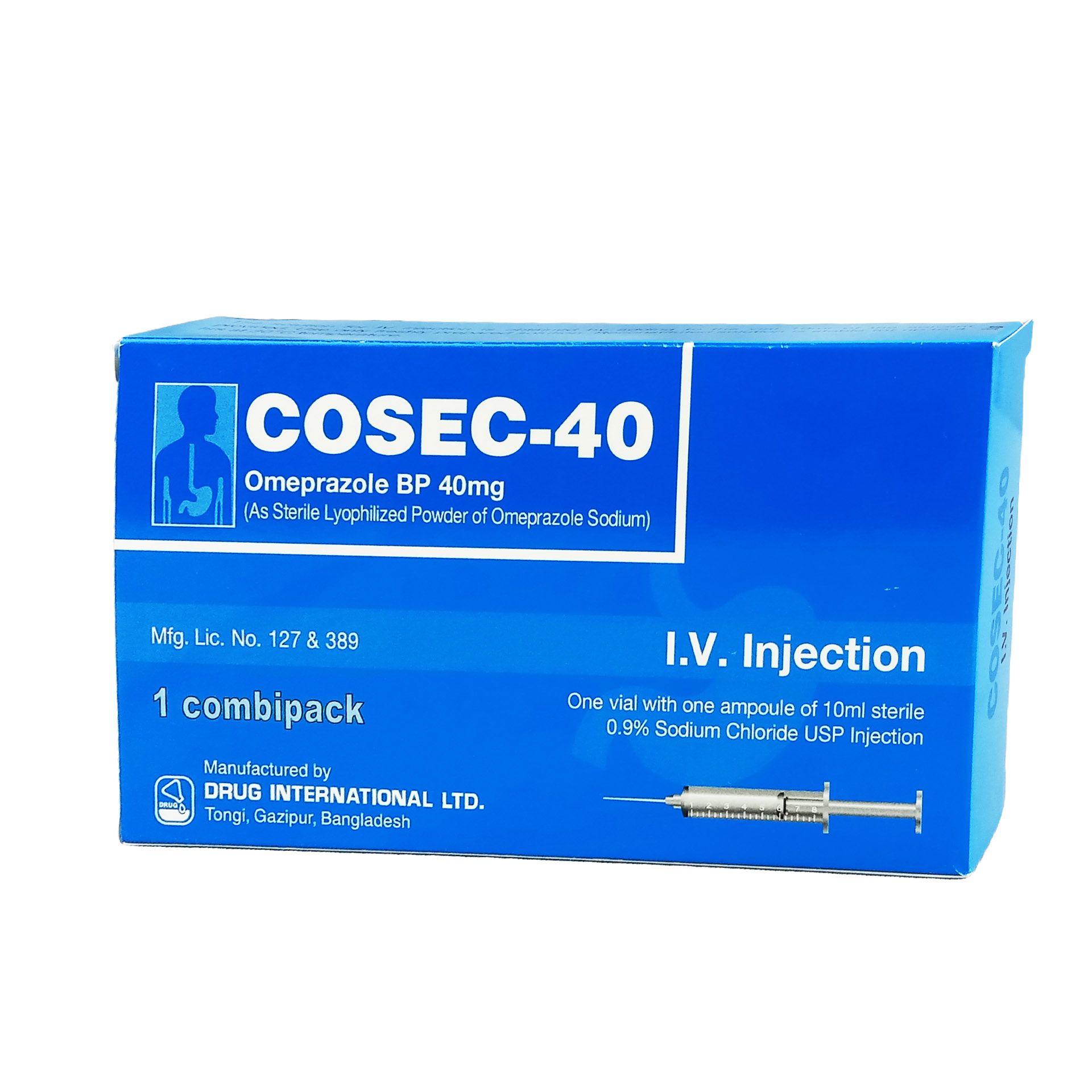 Cosec 40mg/vial Injection