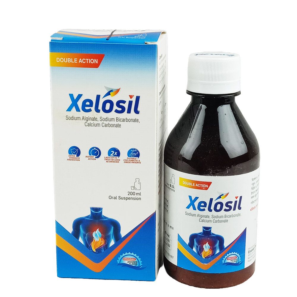 Xelosil 500mg+267mg+160mg/10ml Suspension