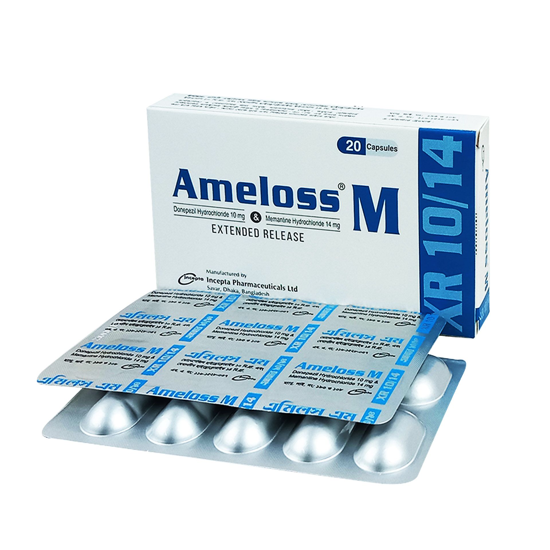 Ameloss M 14/10 14mg+10mg Capsule