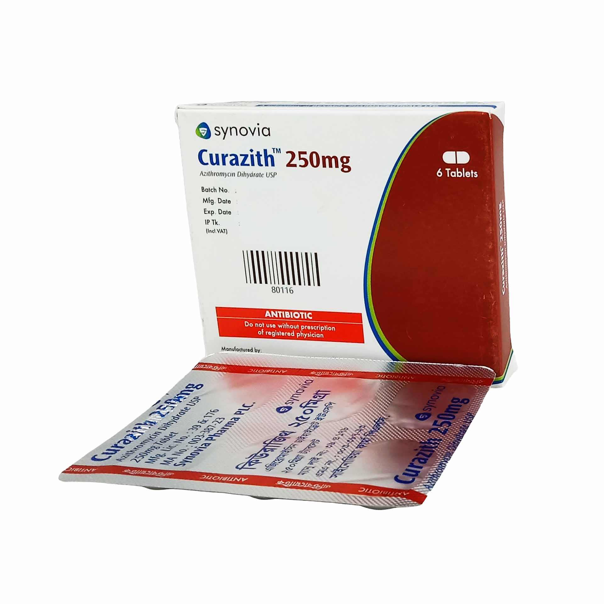 Curazith 250mg Tablet