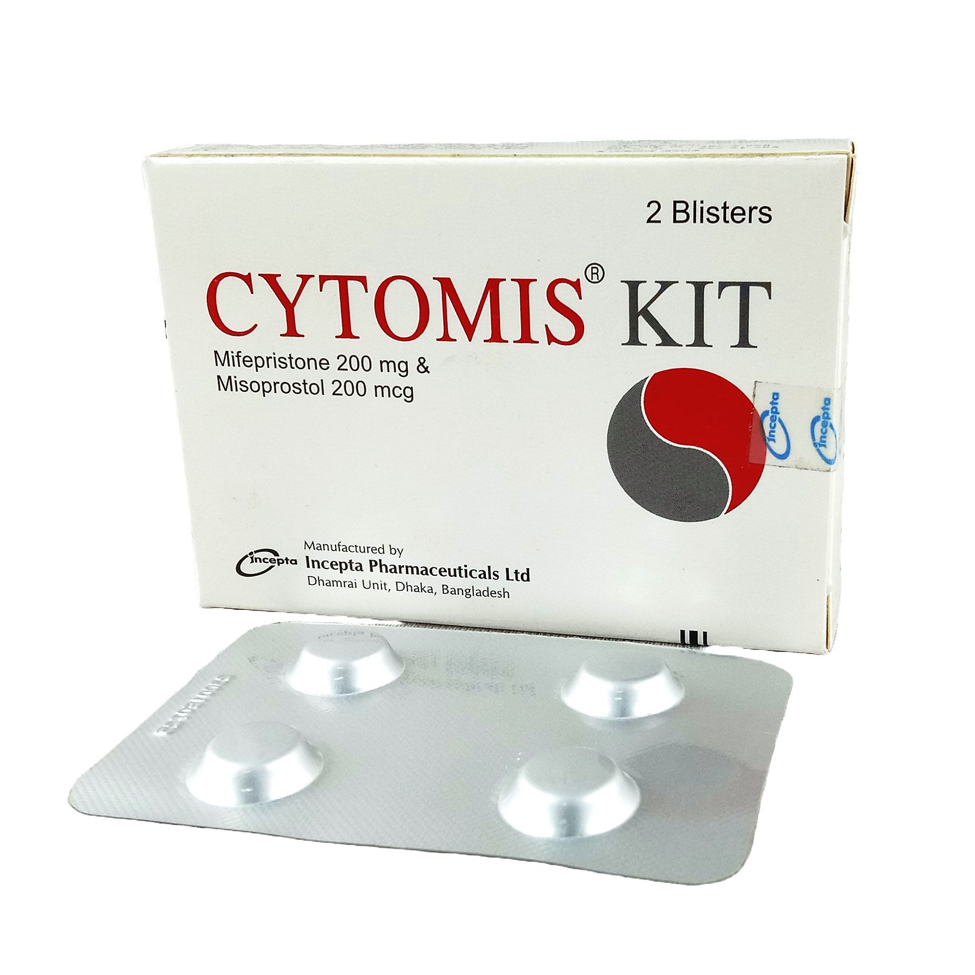 Cytomis Kit 200mg+200mcg Tablet