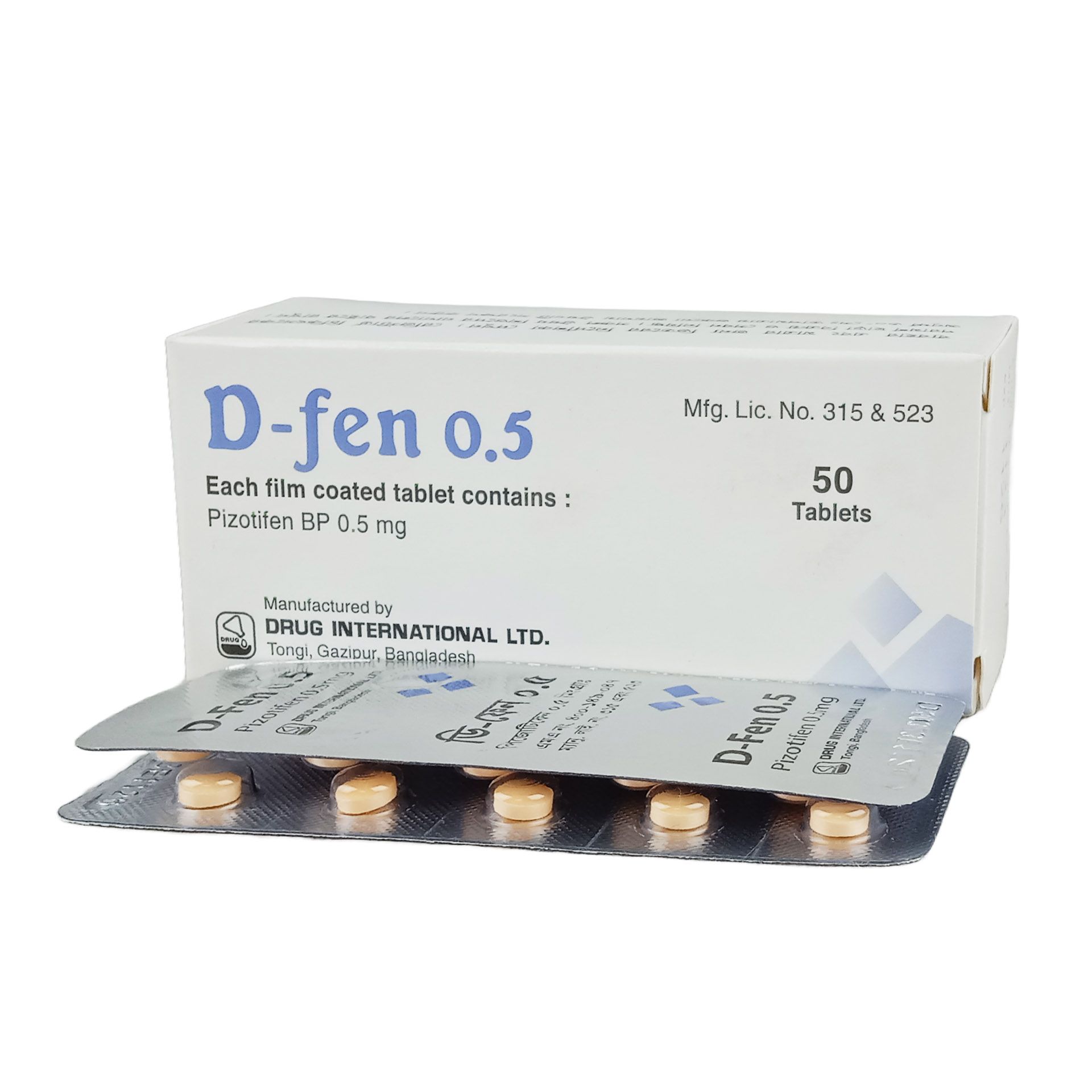 D-Fen 0.5 0.5mg Tablet