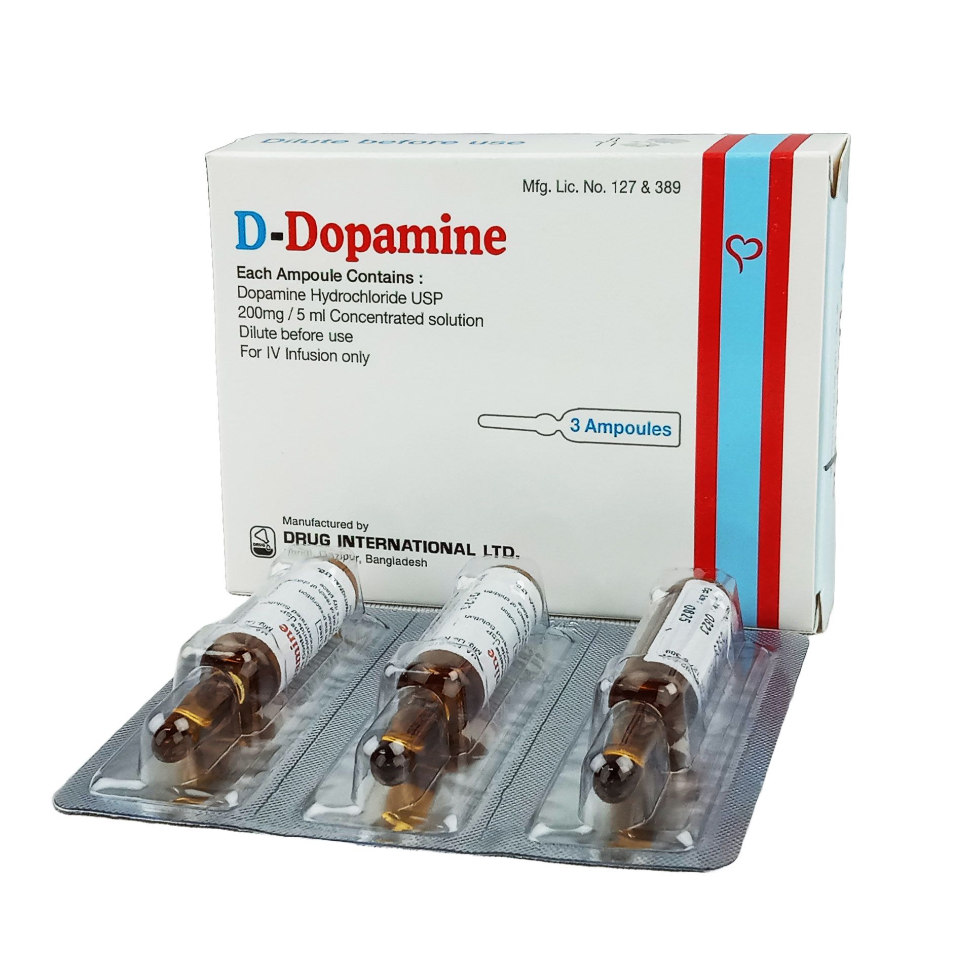 D-Dopamine 200mg/5ml Injection