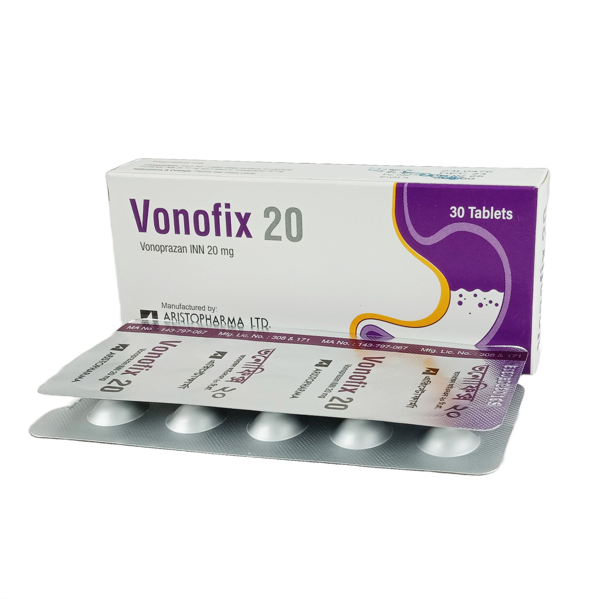 Vonofix 20mg Tablet