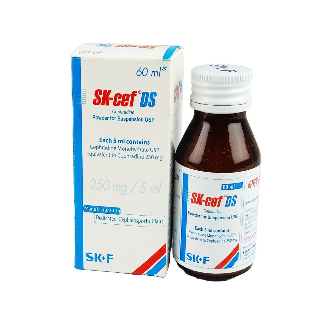 Sk Cef DS 250mg/5ml Powder for Suspension