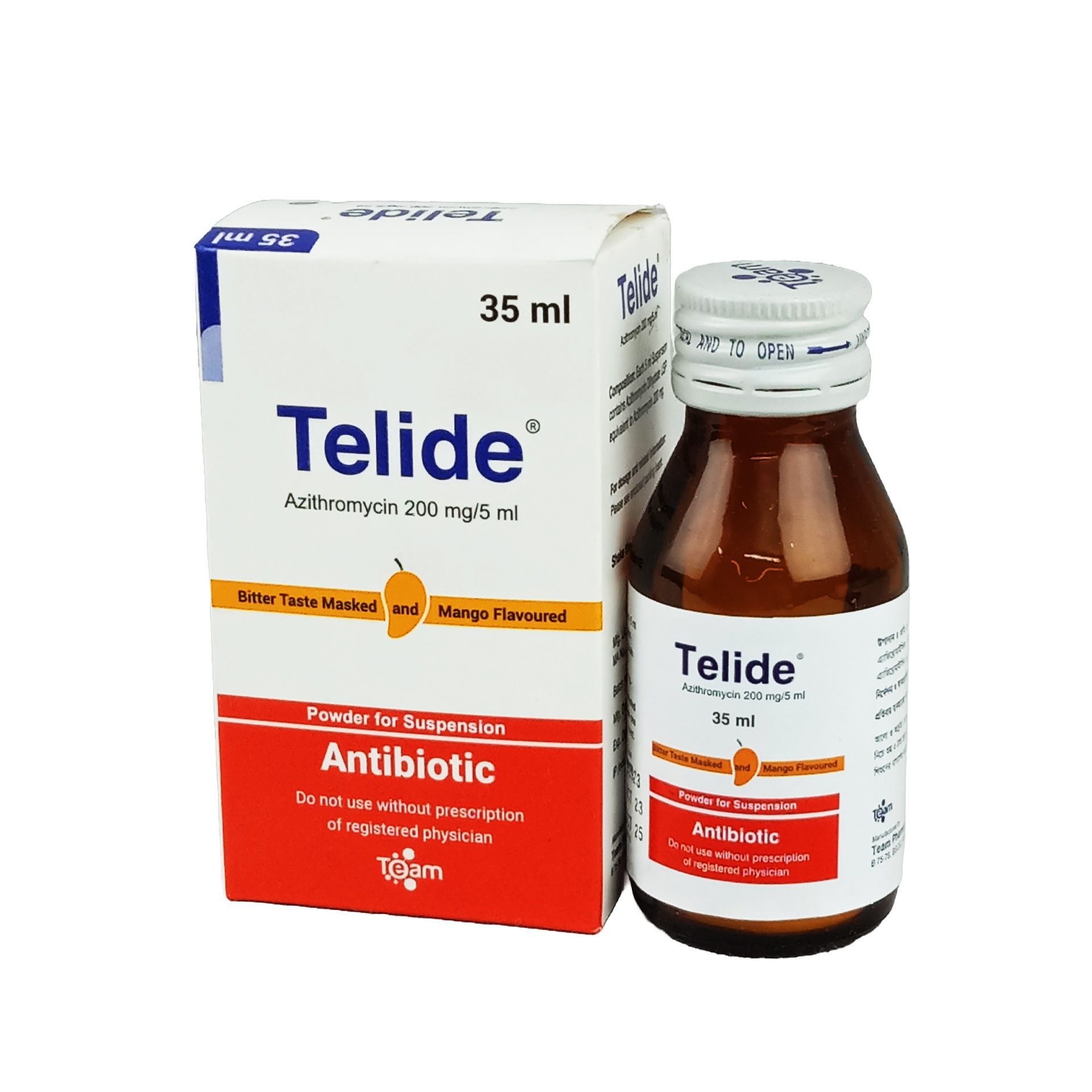 Telide 200mg/5ml Powder for Suspension