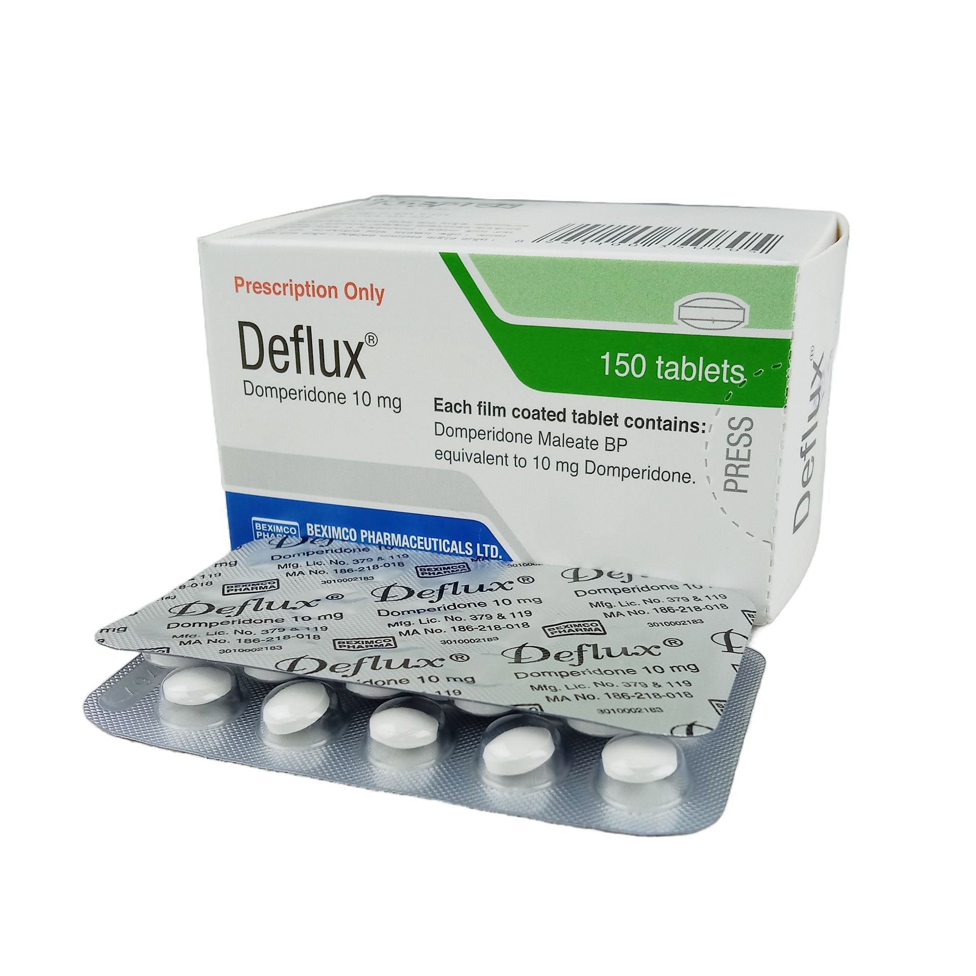 Deflux 10mg Tablet