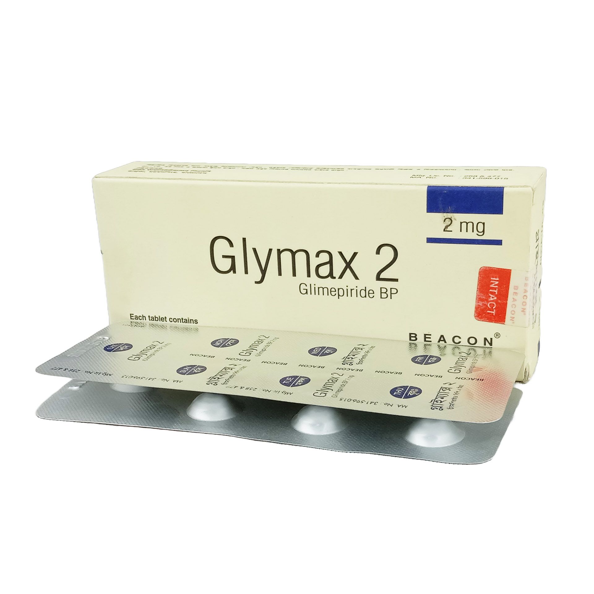 Glymax 2mg Tablet