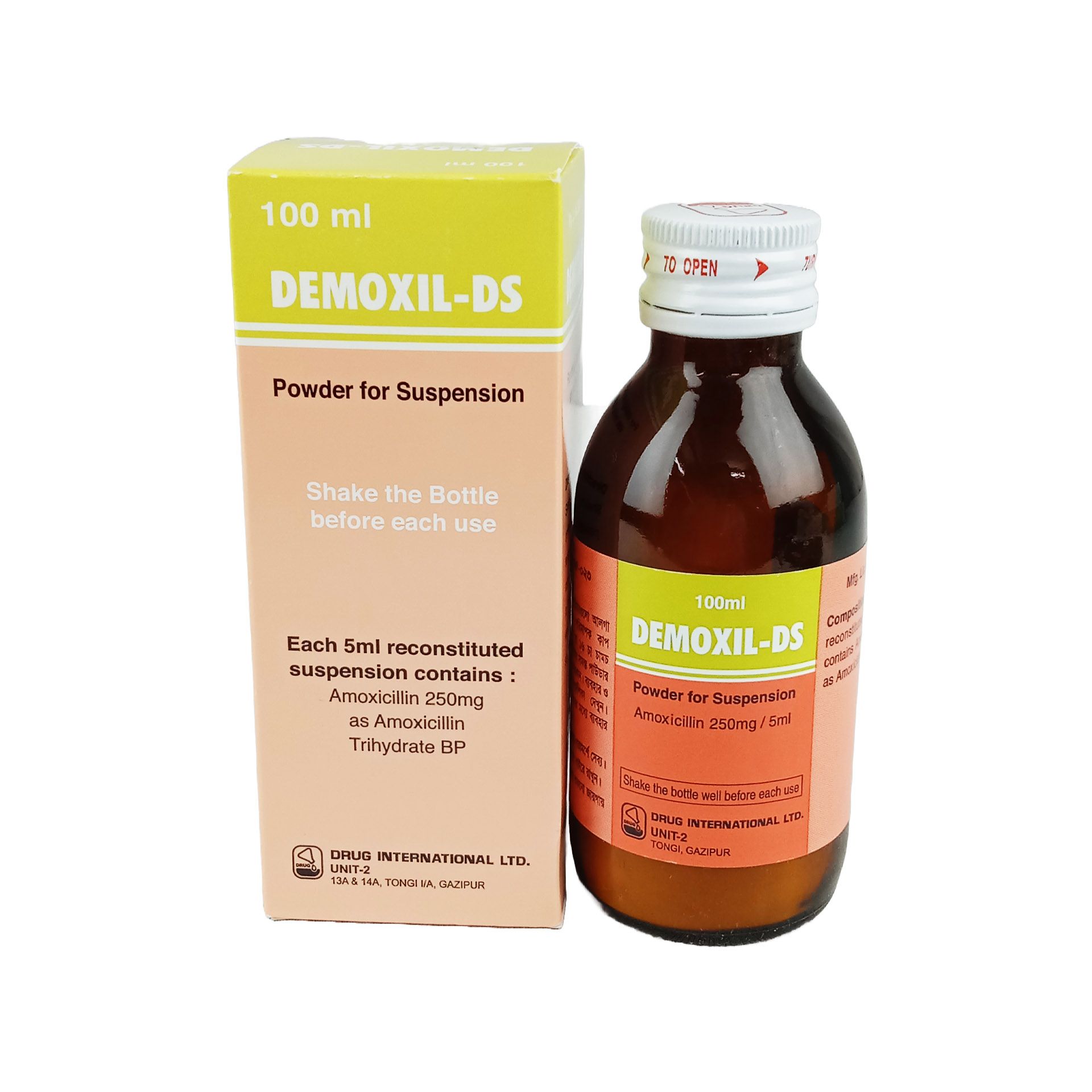 Demoxil DS 250mg/5ml Powder for Suspension